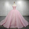light pink wedding gown 1316-02