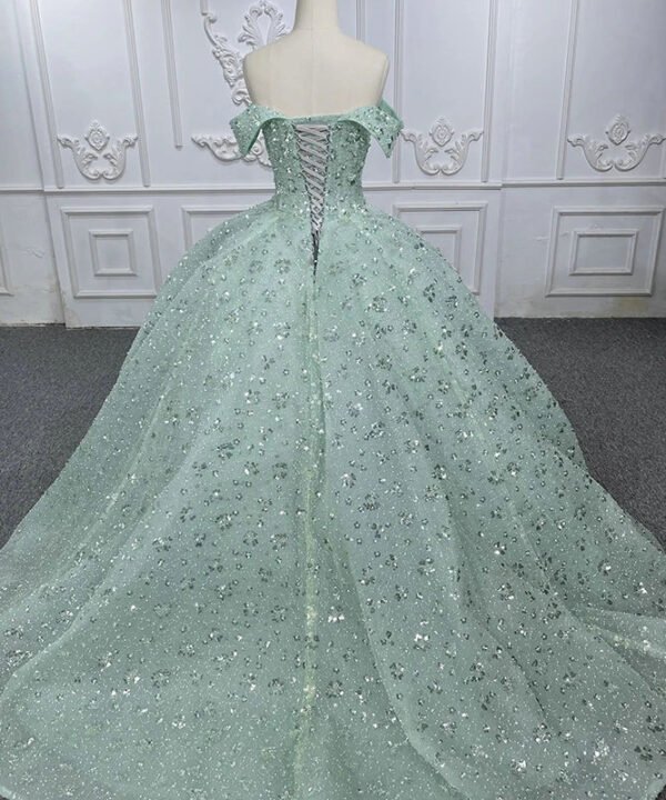 mint green quinceanera dresses 1283-06