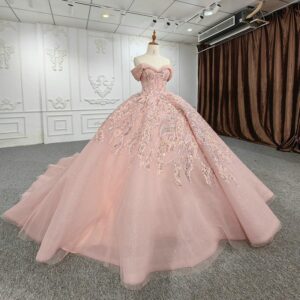 pink bridal gown 1322-02