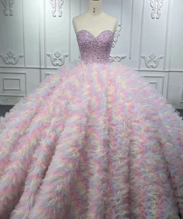 pink princess ball gown 1281-01