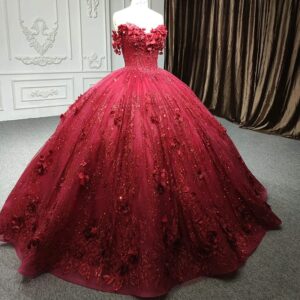 red wedding dresses for bride 1290-05