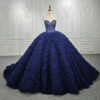 royal blue wedding dress 1278-06
