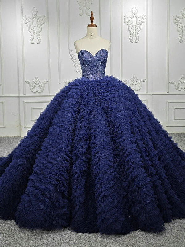 Three-dimensional Floral Patterned Quinceañera Dress PR30111 – Salma's  boutique