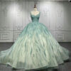 sage green wedding dress 1298-02