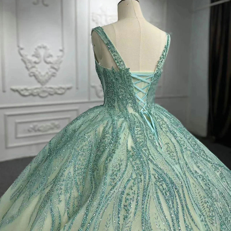 sage green wedding dress 1298-03