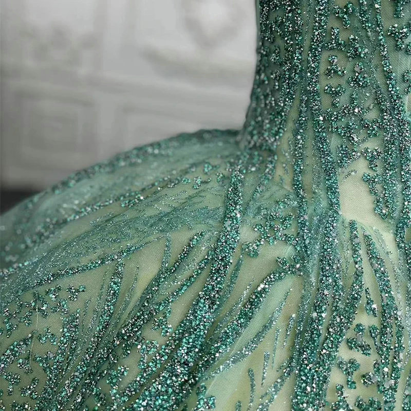 sage green wedding dress 1298-05