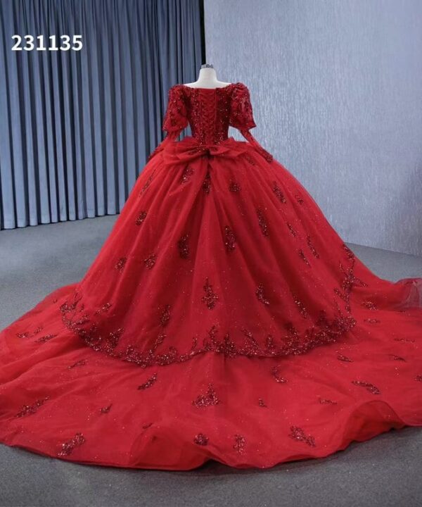 red quinceanera dresses 1332-002
