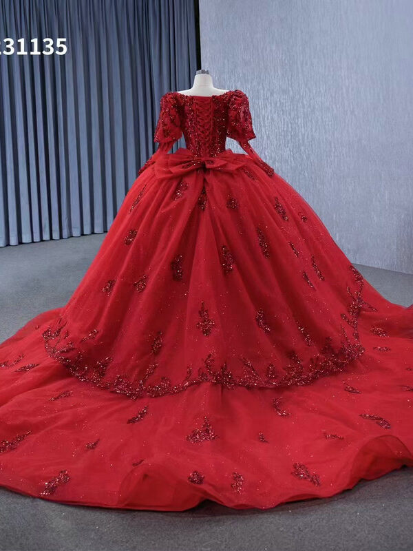 red quinceanera dresses 1332-002