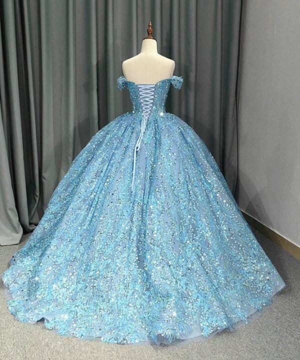 blue ball gown 1415-001