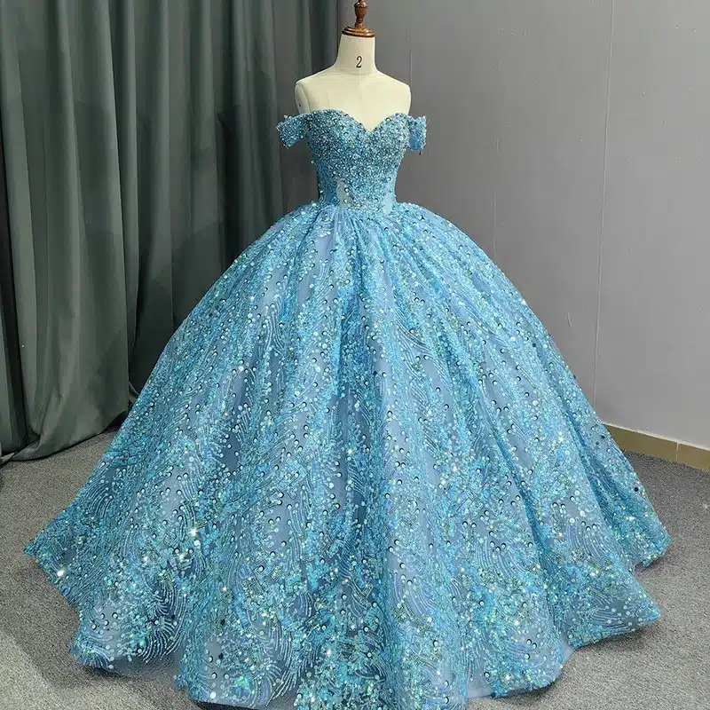 blue ball gown 1415-002