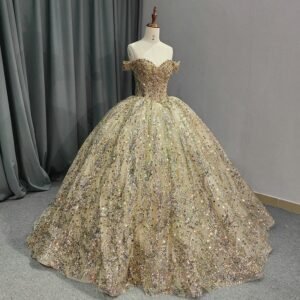 gold ball gown 1419-002