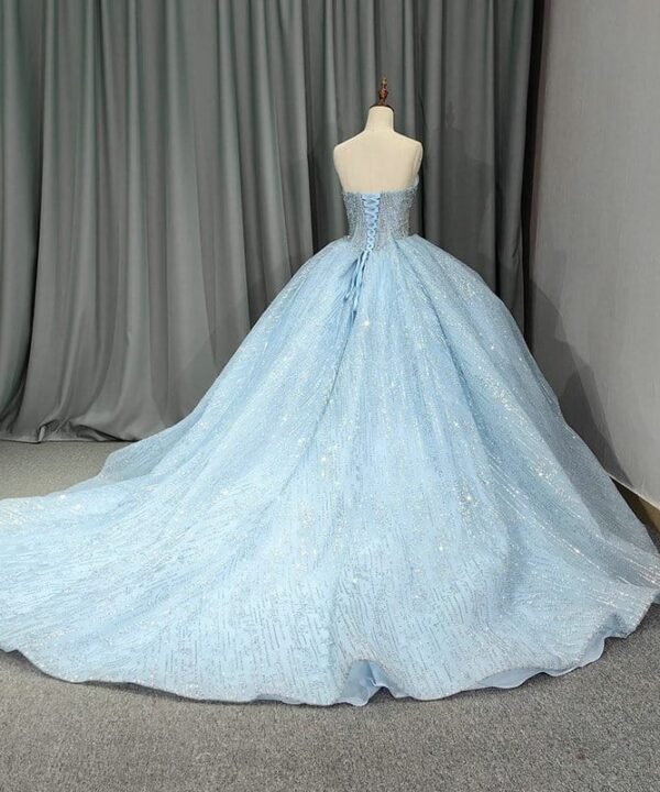 light blue ball gown 1405-001