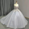 light pink wedding gown 1418-005