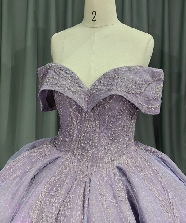 purple ball gown 1412-003