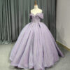 purple ball gown 1412-005