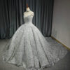 silver wedding dress 1427-01