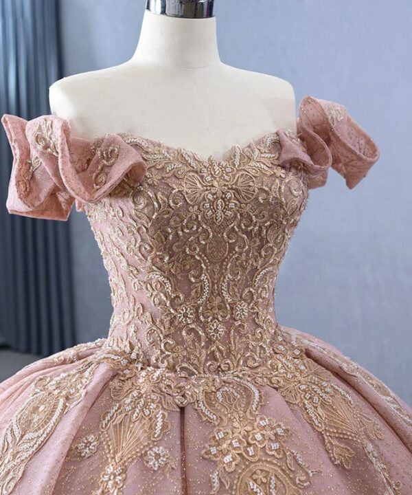 dusty pink quinceanera dresses 1438-02