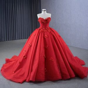red gown for wedding 1442-05