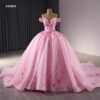 Hot Pink wedding dress 1446-001