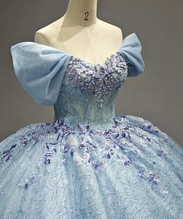 dusty blue wedding dress 1459-03