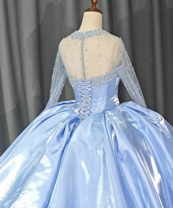 blue ball gown 1475- 4