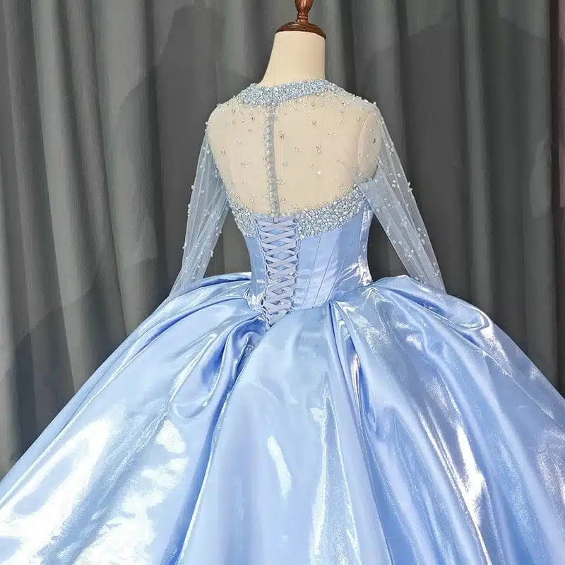 blue ball gown 1475- 4