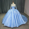 blue ball gown 1475- 5