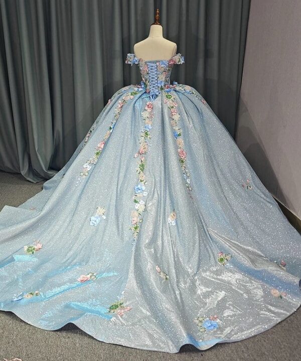 flower wedding dress 1463- 1