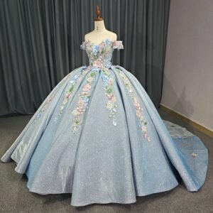 flower wedding dress 1463- 5