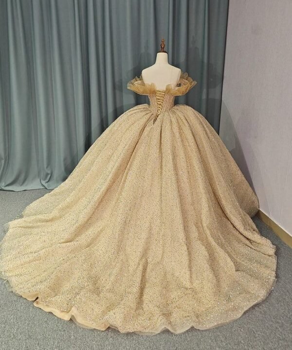 gold wedding dress 1471- 1