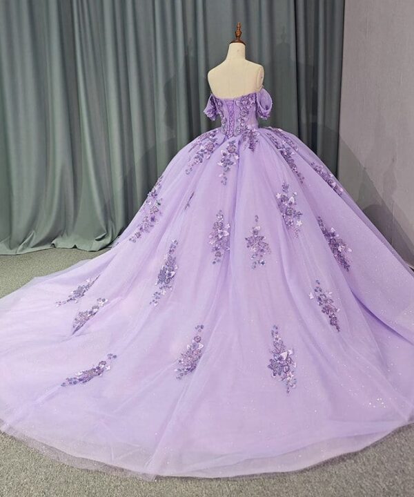 light purple wedding dress 1461- 5