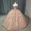 pink ball gown prom dress 1469- 5