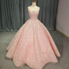 pink floral prom dress 1477- 5