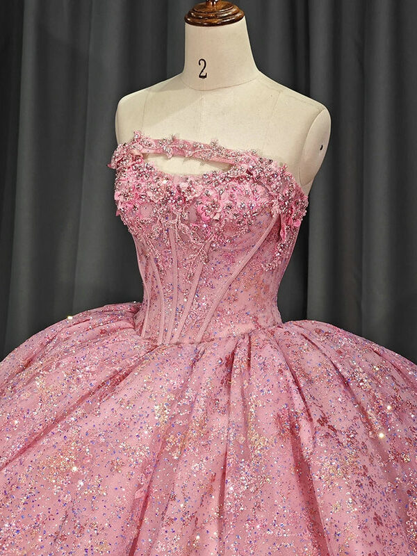 pink wedding attire 1473- 2