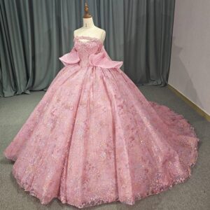 pink wedding attire 1473- 5