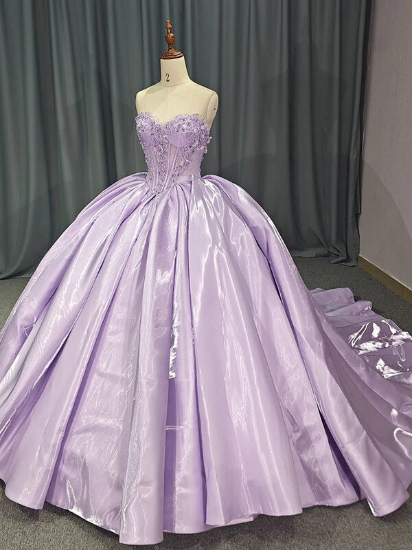 purple ball gown 1474- 5