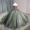 sage green wedding dress 1464- 5