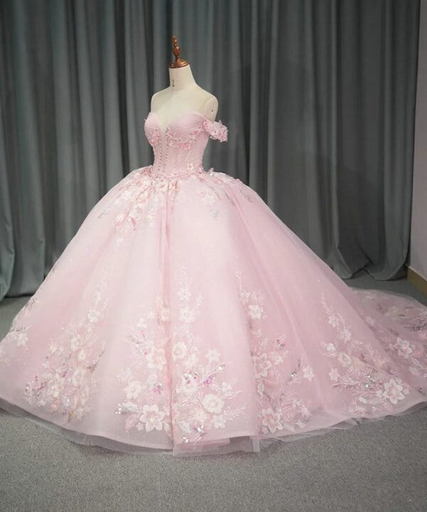 baby pink wedding dress (4)