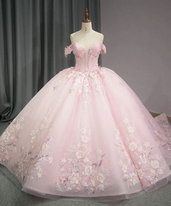 baby pink wedding dress (5)