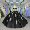 black quinceanera dresses 1498-01
