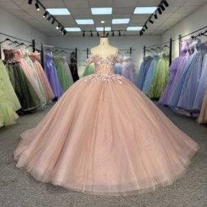 rose gold quinceanera dresses 1497-05