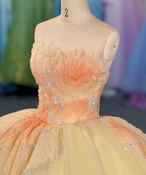 yellow quinceanera dresses 1510-05