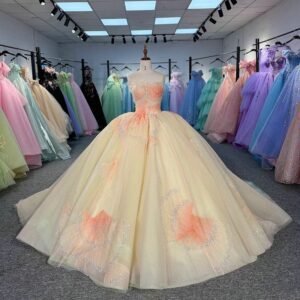 yellow quinceanera dresses 1510-06