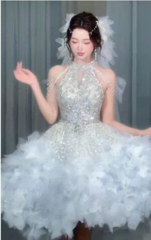 Short wedding dress 202212 -002