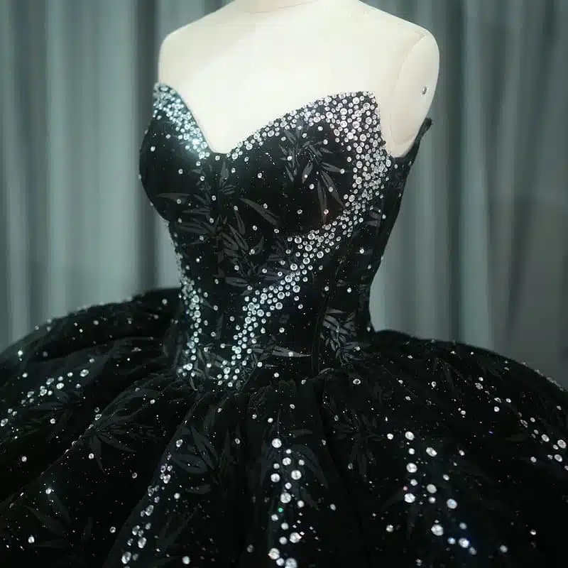 black quinceanera dresses 1532-03
