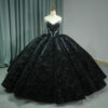 black quinceanera dresses 1532-05