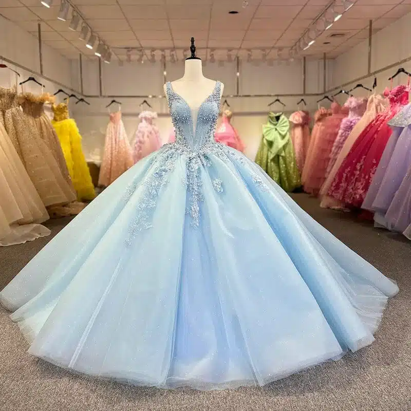 blue ball gown 1512-03