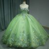 jade green quinceanera dresses 1515-03