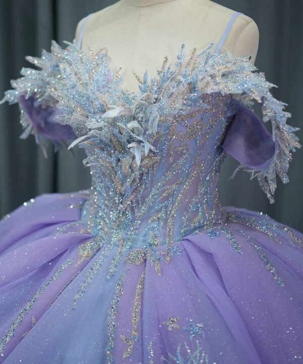 multi color wedding dress 1520-03