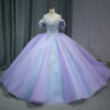 multi color wedding dress 1520-05